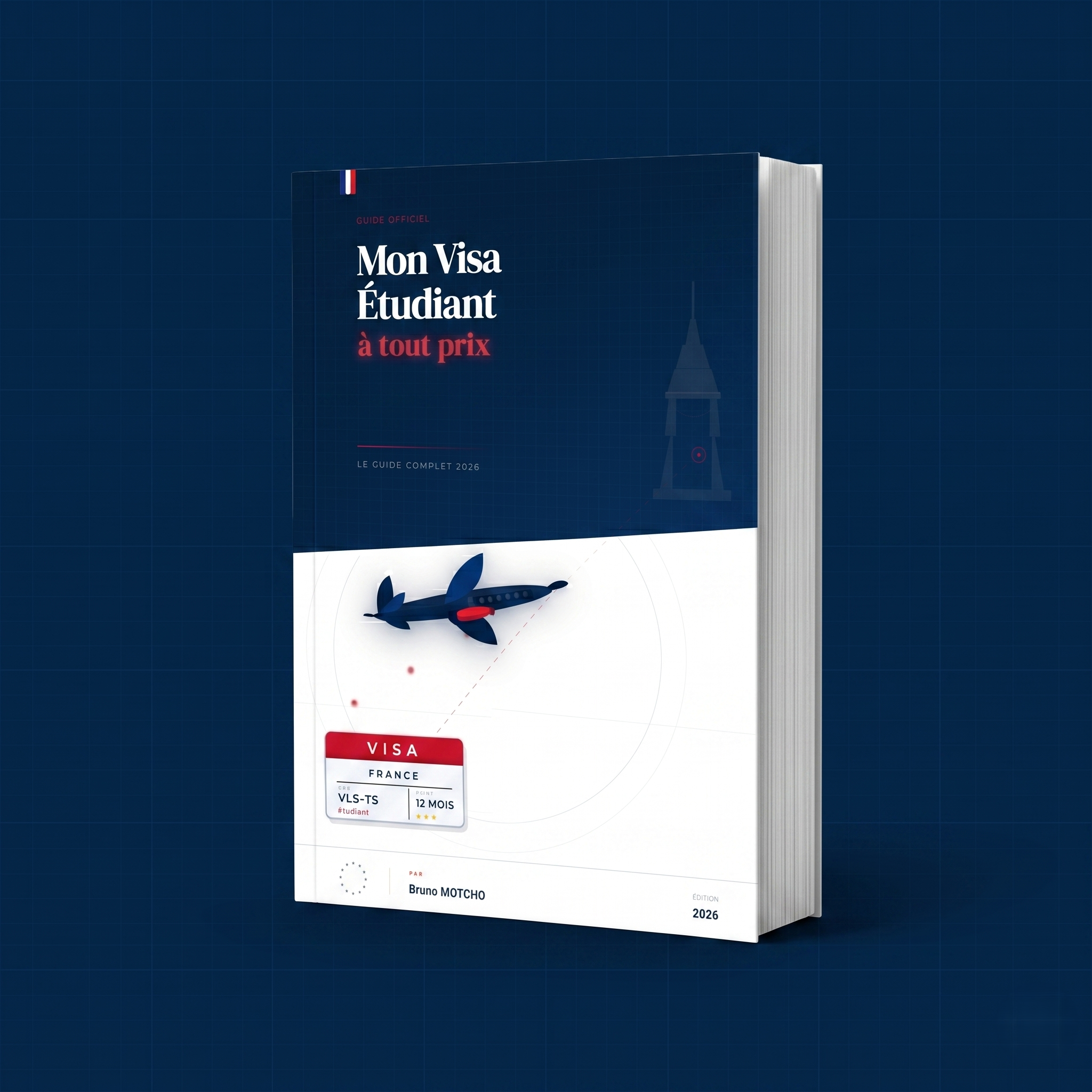Ebook Mon Visa Étudiant À Tout Prix — mockup 3D
