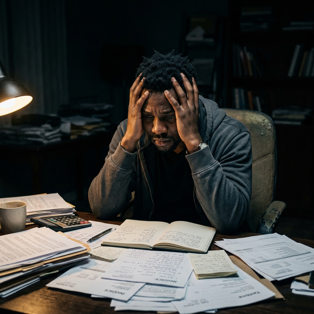 Étudiant stressé par un refus